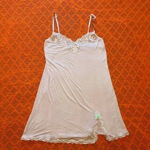 Lilac Modal Lace-Trimmed Slip